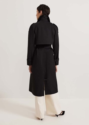 Phase Eight Avalie Trench Coats Black Canada | MEAXWT-781